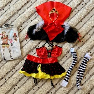 5pc - Sexy Queen of Hearts Costume 👑♥️